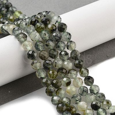 Natural Prehnite Beads Strands G-G140-A19-08-1