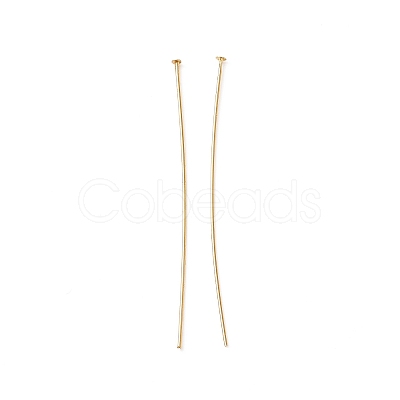 Brass Flat Head Pins X-KK-WH0058-03D-G01-1