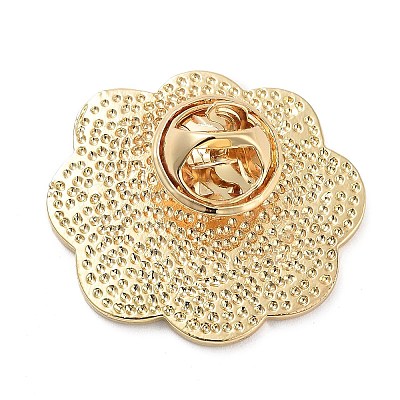 Baking Paint Zinc Alloy Brooches JEWB-M039-02A-G-1