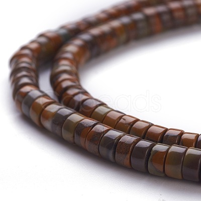 Natural Bamboo Leaf Stone Beads Strands G-H230-22-1