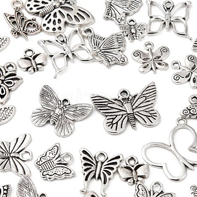 72Pcs 18 Style Tibetan Style Alloy Pendants X1-TIBEP-LS0001-10-1