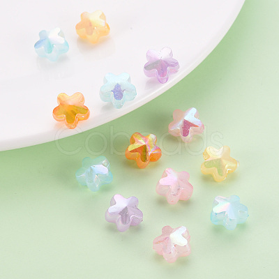 Imitation Jelly Acrylic Beads TACR-S154-46E-1