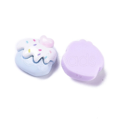 Opaque Cute Resin Decoden Cabochons RESI-B024-01G-1