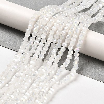 Imitation Jade Glass Beads Stands EGLA-A035-J4mm-B05-1