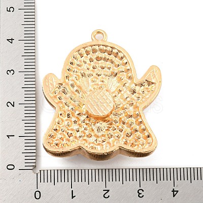 Alloy with Glass Rhinestone Pendants FIND-B033-01G-G-1