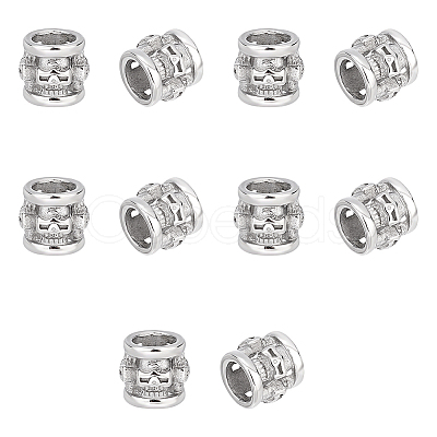 Unicraftale 10Pcs 304 Stainless Steel Beads STAS-UN0039-90-1