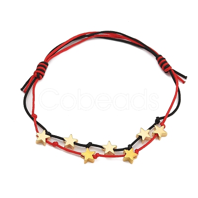 Nylon Thread Braided Beads Bracelets BJEW-TA00545-1