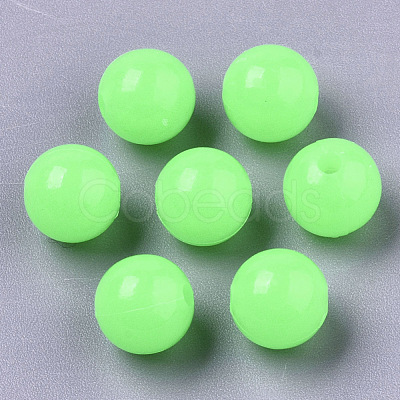 Luminous Acrylic Beads MACR-N008-25-6MM-1