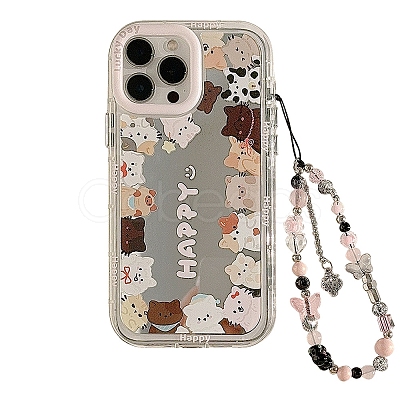 Cat Mirrored Axrylic Mobile Phone Cover PW-WG472D8-09-1