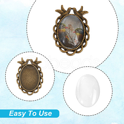 Nbeads DIY Pendants Making Kits DIY-NB0008-04-1