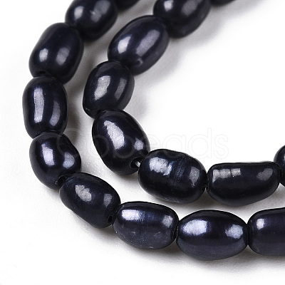 Natural Cultured Freshwater Pearl Beads Strands X-PEAR-S021-240-1