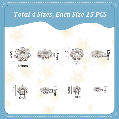 Unicraftale 304 Stainless Steel Spacer Beads STAS-UN0045-21P-1