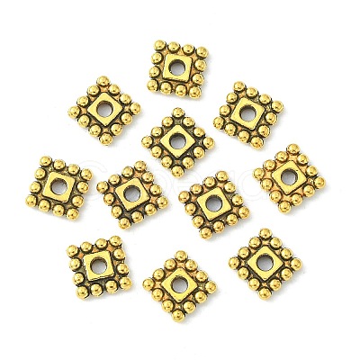 Tibetan Style Spacer Beads TIBEB-00697-AG-RS-1