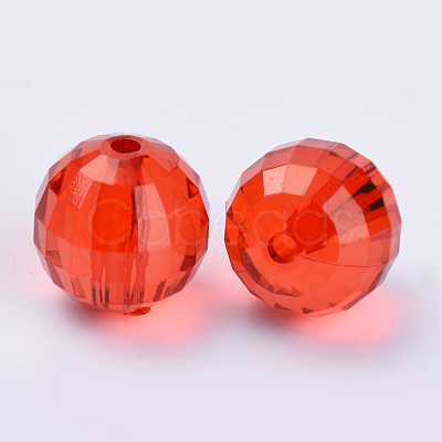 Transparent Acrylic Beads TACR-Q254-8mm-V12-1