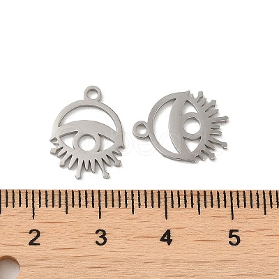 Non-Tarnish 304 Stainless Steel Charms STAS-J042-09P-1