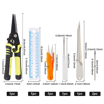 BENECREAT Pricker Sewing Tool Kits TOOL-BC0002-04-1