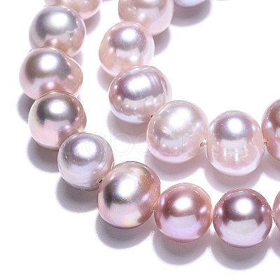 Natural Cultured Freshwater Pearl Beads Strands PEAR-N013-06S-1