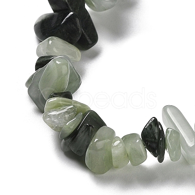 Natural Green Rutilated Quartz Beads Strands G-M205-81-1