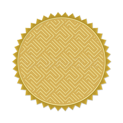 Self Adhesive Gold Foil Embossed Stickers DIY-WH0211-026-1