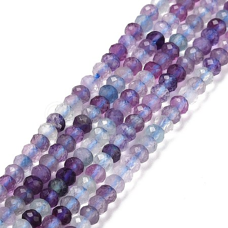 Natural Fluorite Beads Strands X-G-E194-09-1