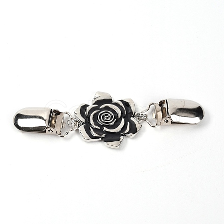 Vintage Alloy Sweater Clips JEWB-WH0011-44-1
