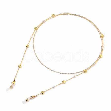 Brass Eyeglasses Chains X-AJEW-EH00104-01-1