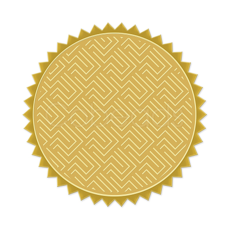 Self Adhesive Gold Foil Embossed Stickers DIY-WH0211-026-1