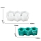 DIY Candle Holders Silicone Molds, Resin Casting Molds, For UV Resin, Epoxy Resin Jewelry Making, Hexagon, 10.9x2.8x4cm