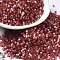 Glass Bugle Beads, Imitation Cat Eye, Cylinder, Dark Red, 2x1.5mm, Hole: 1.2mm, about 125000pcs/pound