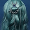 Gothic Witch Theme Branch Alloy Rhinestone Hair Cuff Pin, Hair Sticks, Ponytail Holder, Blue, 370mm