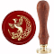 Brass Wax Seal Stamp with Handle, for DIY Scrapbooking, Bird Pattern, 3.5x1.18 inch(8.9x3cm)