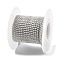 Iron Rhinestone Glass Cup Chain, with Spool, Crystal, 2x2~2.5x2mm, about 16.40 Feet(5m)/Roll