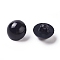 Plastic Craft Eyes, For DIY Teddy Bear Doll Accessories, Black, 14.5x11mm, Hole: 2.5mm