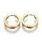 304 Stainless Steel Huggie Hoop Earrings, Hypoallergenic Earrings, Thick Hoop Earrings, Ring Shape, Golden, 20x4mm, Pin: 1mm