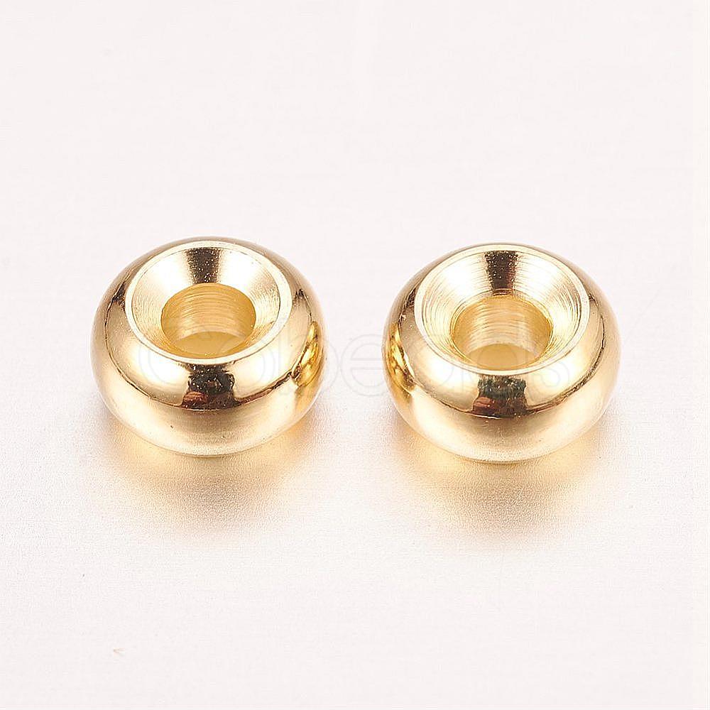 Cheap Real 18K Gold Plated Brass Spacer Beads Online Store - Cobeads.com