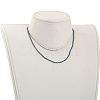 Faceted Rondelle Glass Beaded Necklaces NJEW-JN03004-04-4