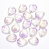 Transparent Spray Painted Glass Pendants GLAA-T016-27A-1