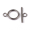 Tarnish Resistant 304 Stainless Steel Toggle Clasps STAS-G130-39P-2