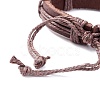 Leather Cord Bracelet for Men Women BJEW-C005-01B-4