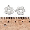 Rhodium Plated 925 Sterling Silver Pendants STER-C003-14P-3