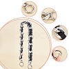 Zinc Alloy Curban Chain & PU Leather Bag Straps FIND-WH0143-52P-4