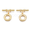 Brass Toggle Clasps KK-N233-140LG-1