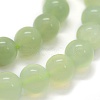 Natural New Jade Beads Strands G-G763-09-8mm-3