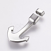 Tarnish Resistant 304 Stainless Steel Hook Clasps STAS-F122-28P-4