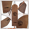 Cowhide Leather Labels AJEW-WH0386-0016-4