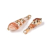 Natural Sea Shell Pendants SSHEL-N038-34-2