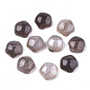 Natural Crackle Grey Agate Cabochons G-T131-50-1