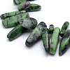 Natural Ruby in Zoisite Beads Strands X-G-K220-08-3