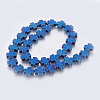 Electroplated Non-magnetic Synthetic Hematite Bead Strand G-E495-10B-01-2
