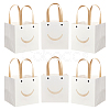 Funny Craft Paper Handbags CARB-WH0018-02B-1